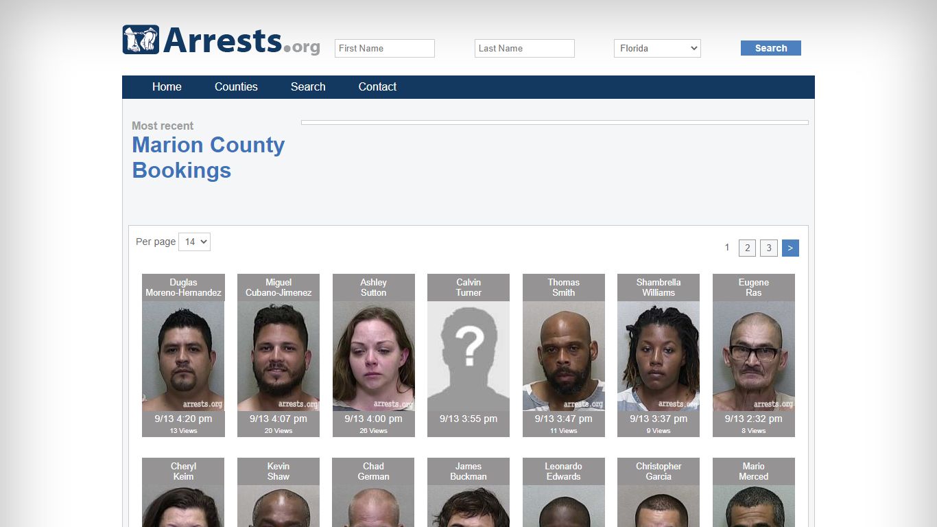 Marion County Arrests and Inmate Search